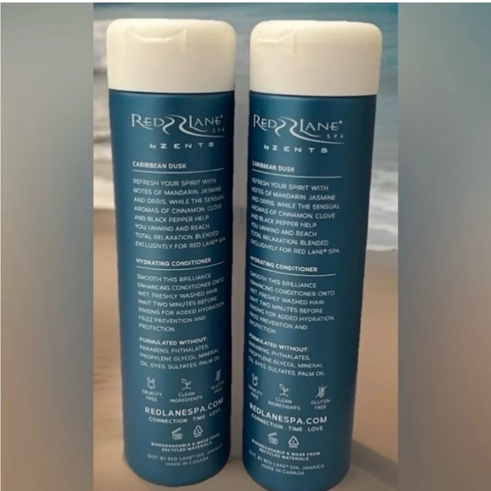 Red Lane Spa by Zentz -Caribbean dusk Conditioner 2pcs - 3.4oz each NEW
